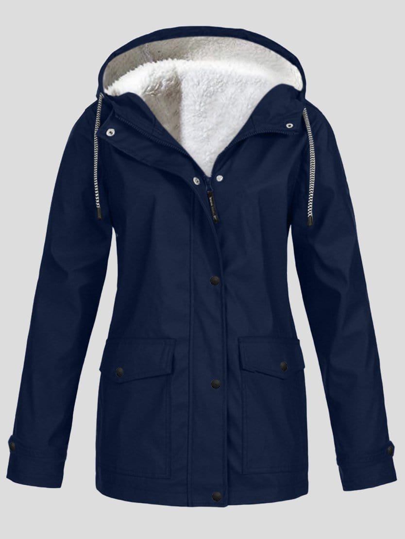 Jackets Mountaineering Suit Zipper Pocket Hooded Plus Fleece Jacket for Women JAC2112061197TBLUS Navy_Blue / S