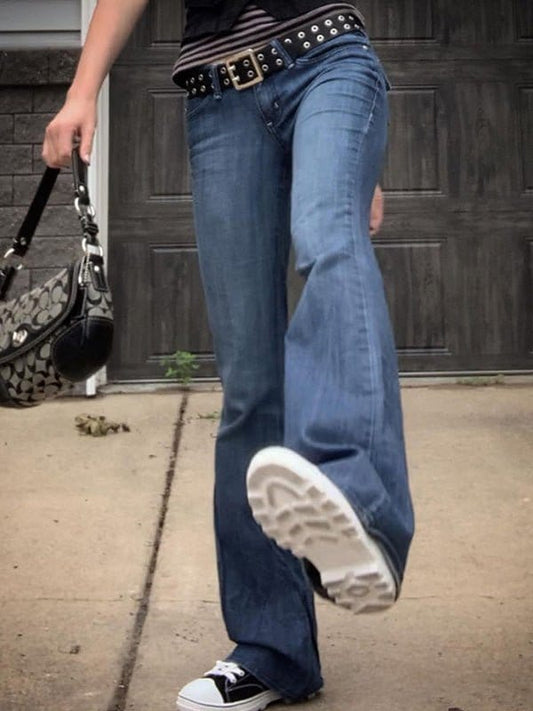 Jeans High Waist Flare Slim Jeans for Women DEN2202171185LBLUS Light_Blue / S