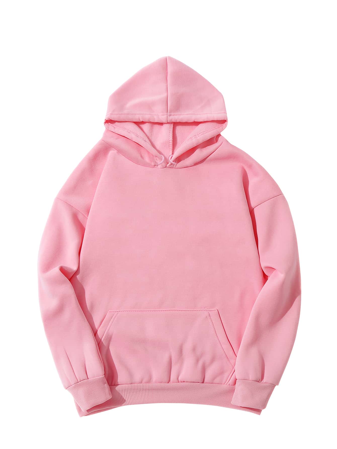 Kangaroo Pocket Thermal Lined Drawstring Hoodie