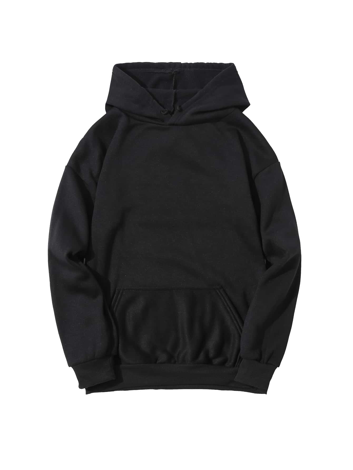 Kangaroo Pocket Thermal Lined Drawstring Hoodie