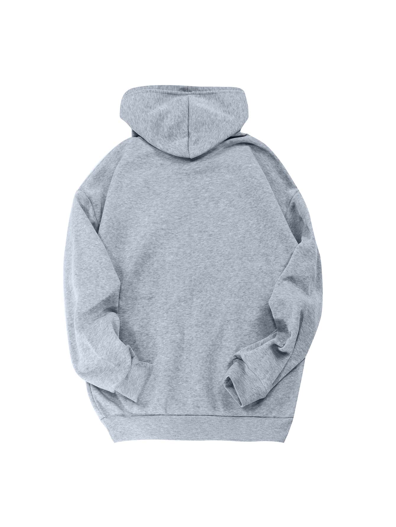 Kangaroo Pocket Thermal Lined Drawstring Hoodie