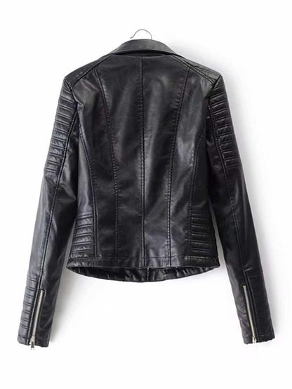 Katy Perry's Picks Faux Leather Biker Jacket for Women