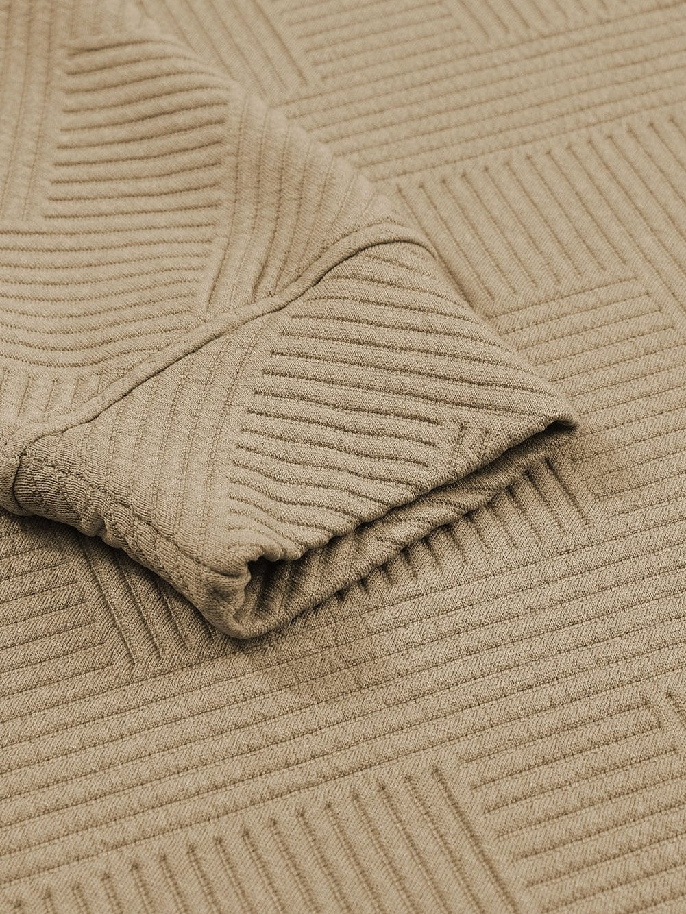 Khaki Cozy Ribbed Lounge Set