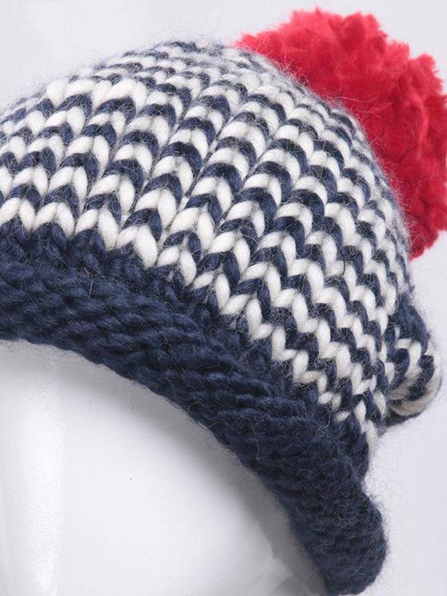 Knitted Wool Cap for Women
