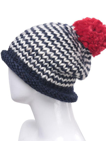 Knitted Wool Cap for Women