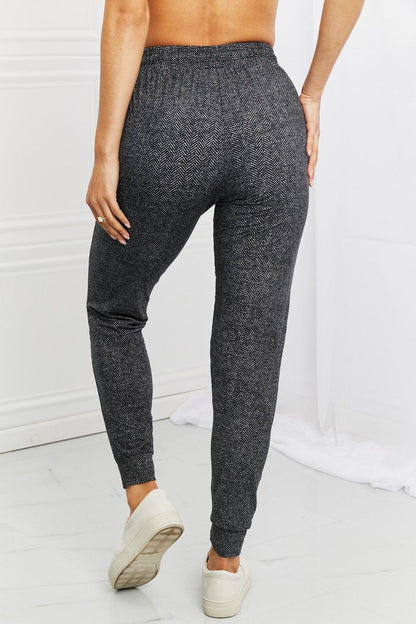 Leggings Depot Stay In Full Size Drawstring Waist Joggers