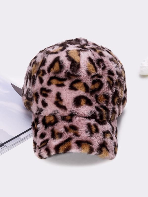 Leopard Baseball Cap BAS210225154MUL Pink