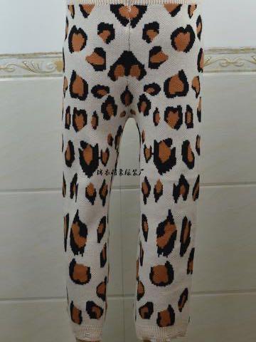 Loose Leopard Print Beach Knit Pants Home Pants - LuckyFash™