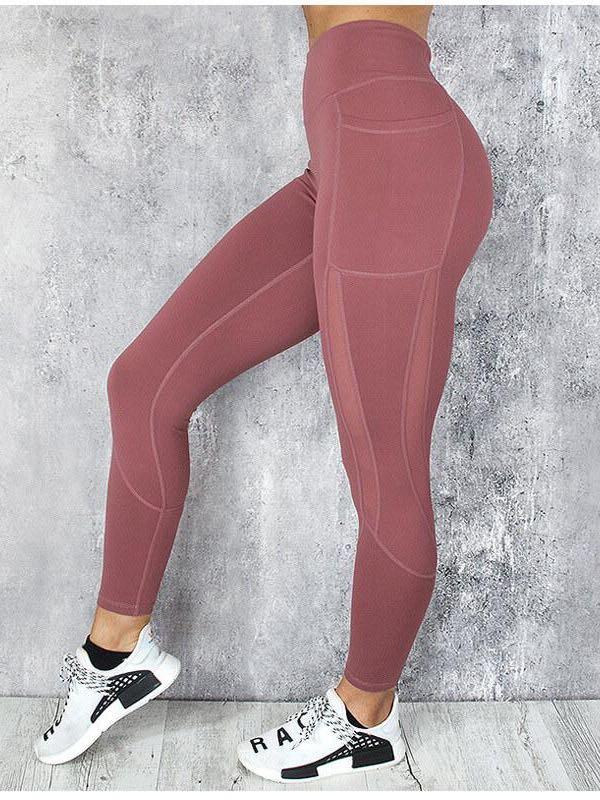 Mesh Pocket Fitness Leggings for Women