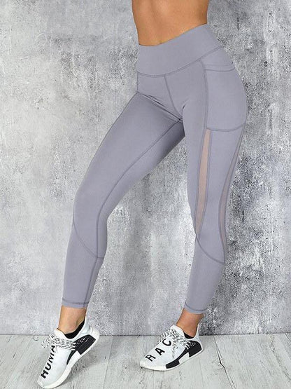 Mesh Pocket Fitness Leggings for Women