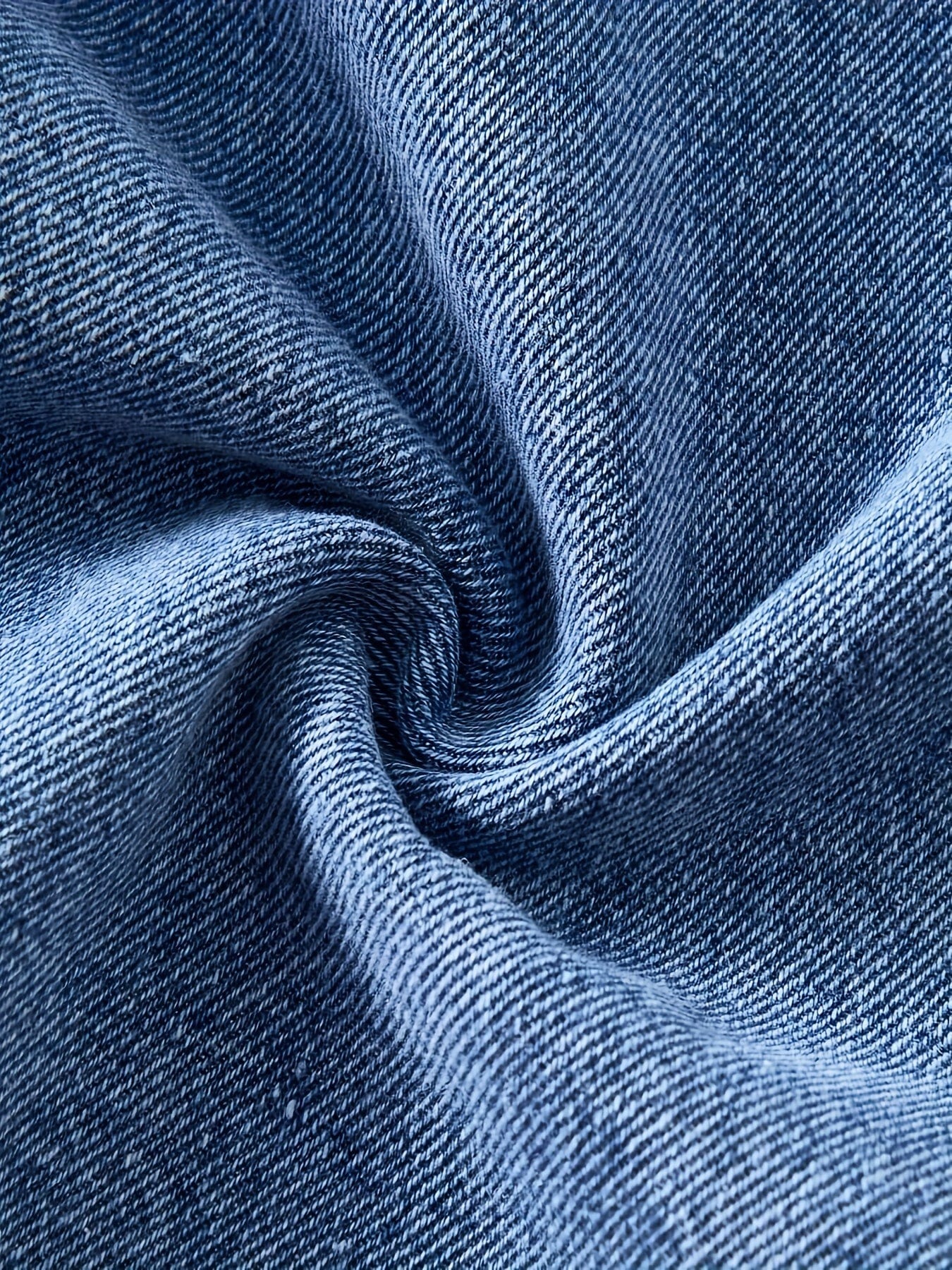 Casual Elastic Belt Cuffed Sleeve Denim Hooded Jackets JAC231012067BLUONESIZE Blue / One Size