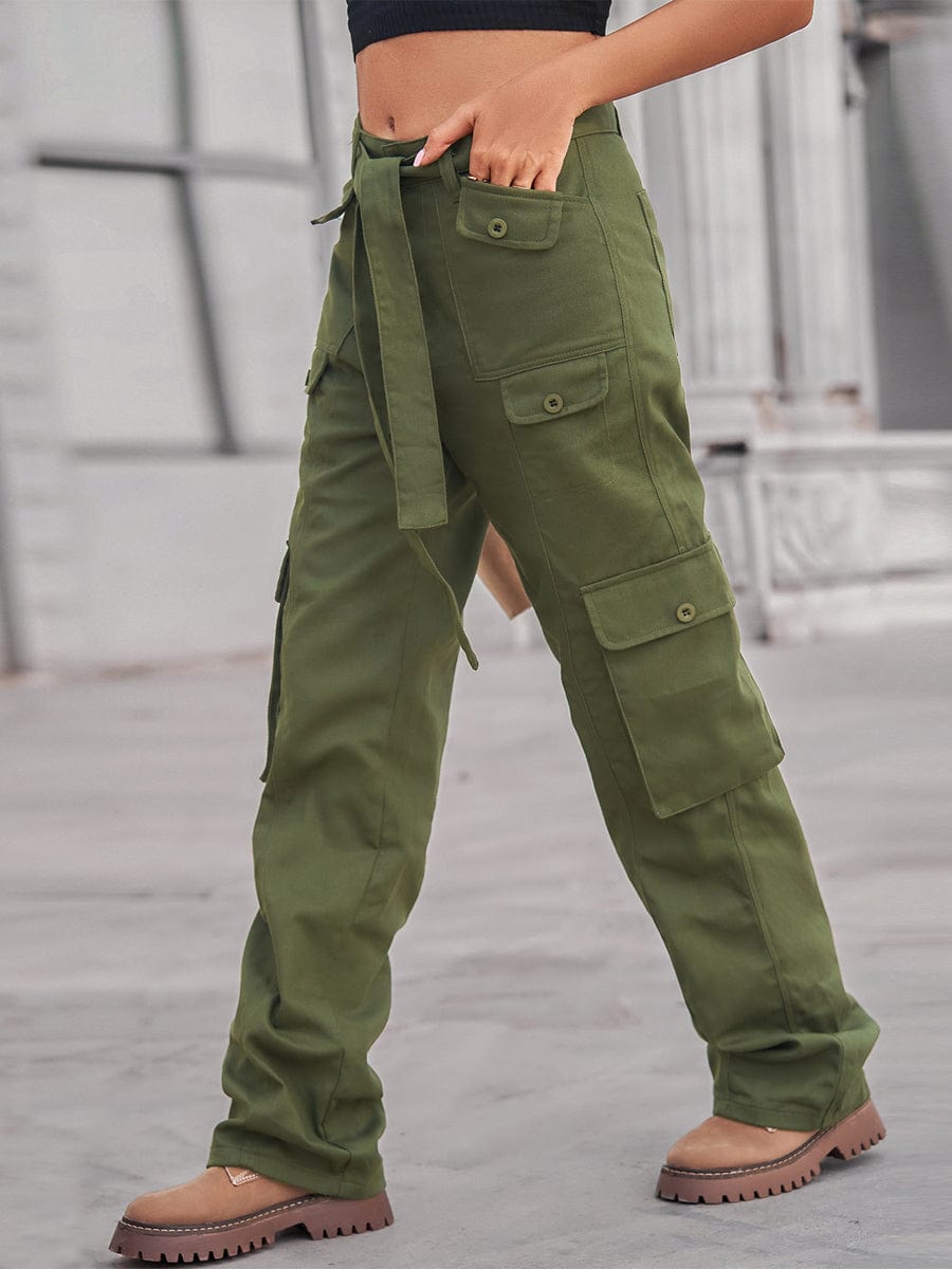 Casual Fashion Cargo Pants TRO2305220023OLIS Olive / 2 (S)