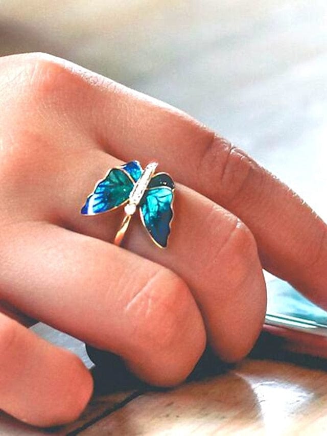 For Women's 1pc Ring Holiday Date Alloy Classic Butterfly