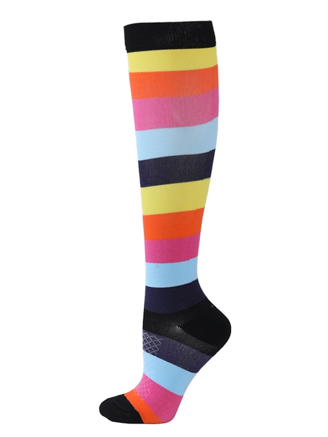 Women's Men's Socks Compression Socks Cycling Socks Funny Socks Novelty Socks Bike / Cycling Breathable Anatomic Design