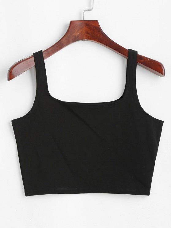 Plain Sporty Crop Top - LuckyFash™