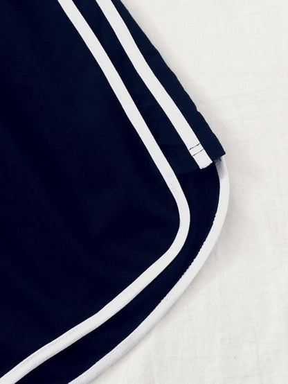 Plus Side Striped Track Shorts - LuckyFash™