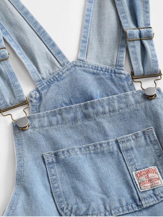 Pockets Denim Overalls Romper - LuckyFash™