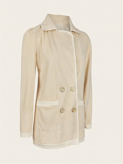 Women's Blazer Suits Business Corduroy Blazer Office Party Spring Jacket Outerwear Long Sleeve Winter Heated Jacket
