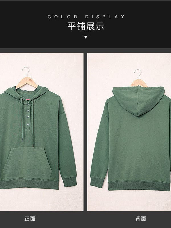 Simply Styled Women's Hooded Drawstring Sweatshirt in Various Colors