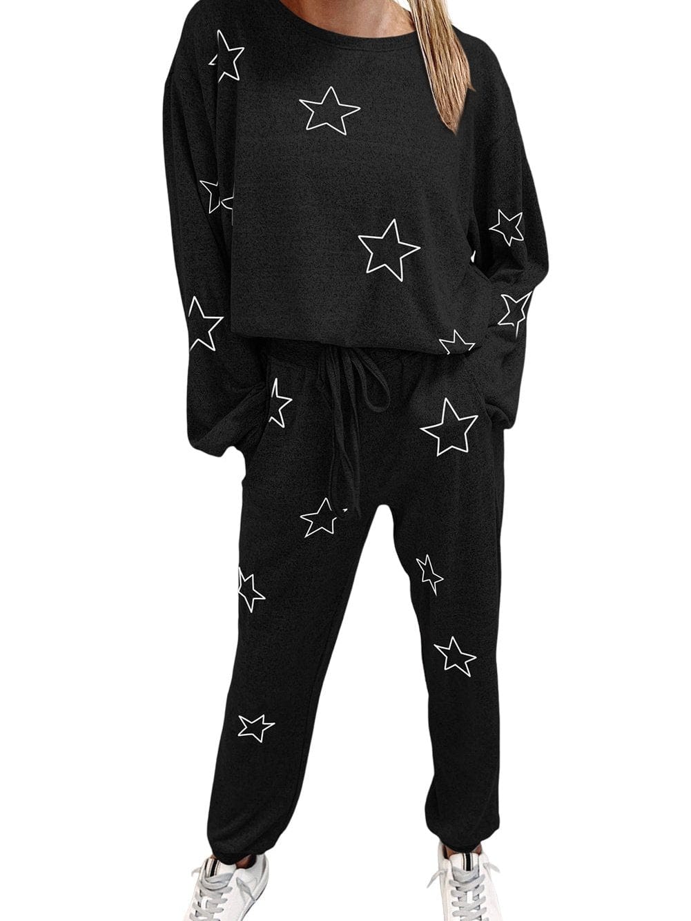 Starry Night Long Sleeve Cozy Lounge Set