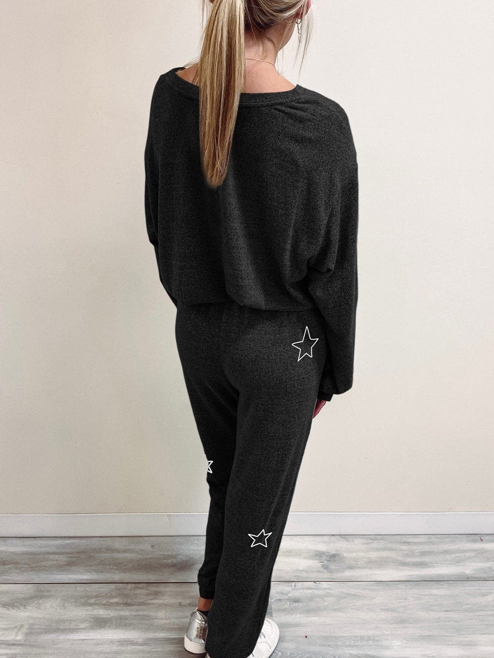 Starry Night Long Sleeve Cozy Lounge Set