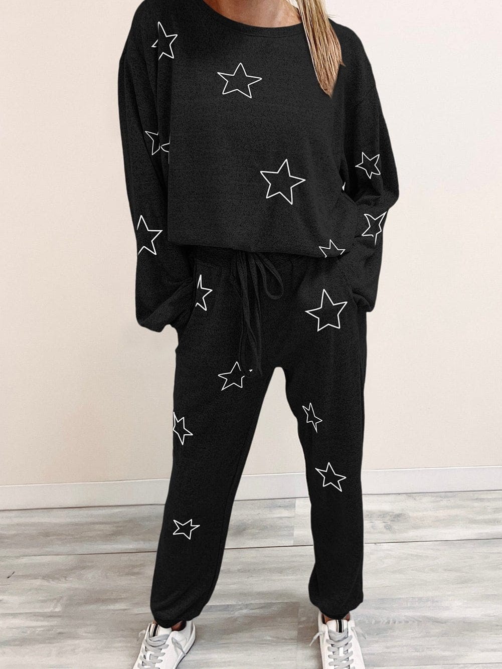 Starry Night Long Sleeve Cozy Lounge Set