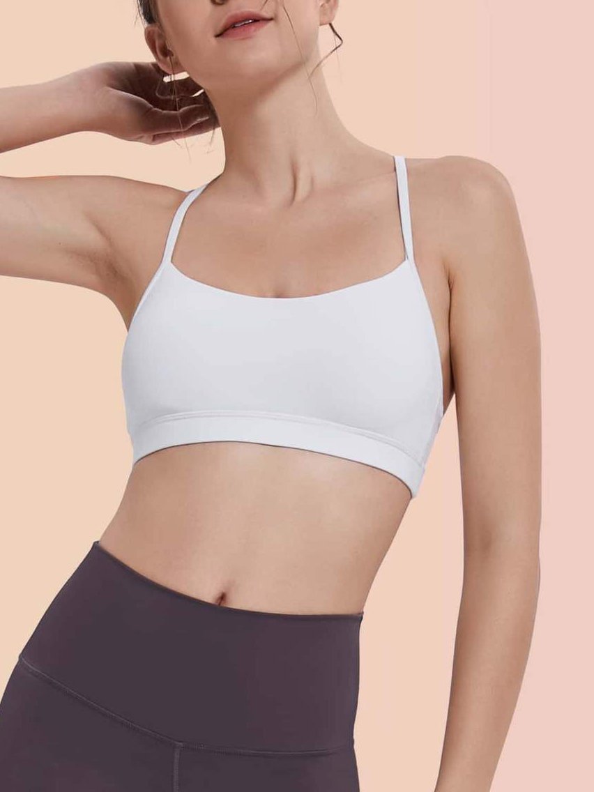 Strappy Back Sports Bra - LuckyFash™