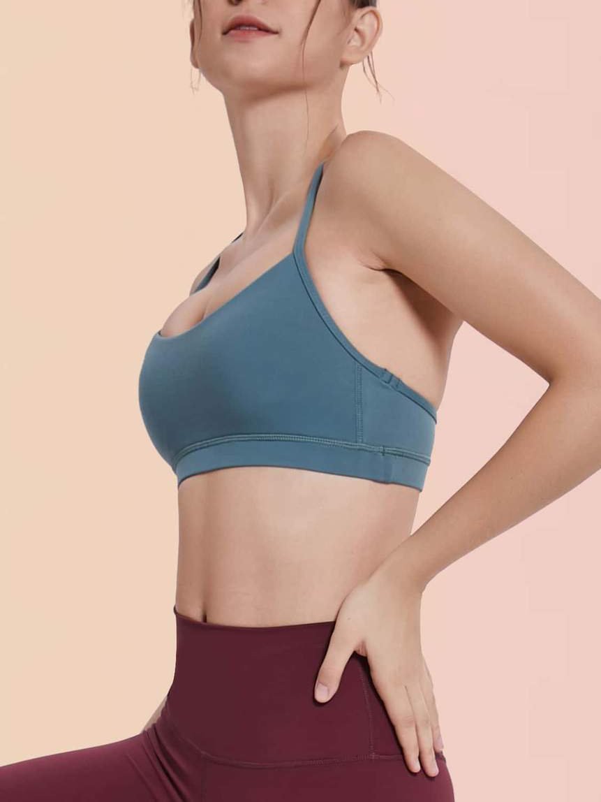 Strappy Back Sports Bra - LuckyFash™