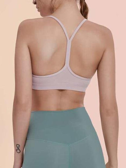 Strappy Back Sports Bra - LuckyFash™