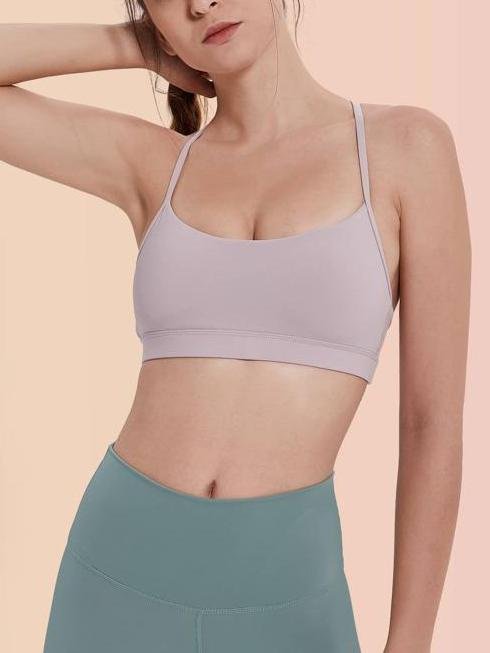 Strappy Back Sports Bra - LuckyFash™