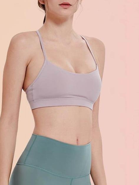 Strappy Back Sports Bra - LuckyFash™