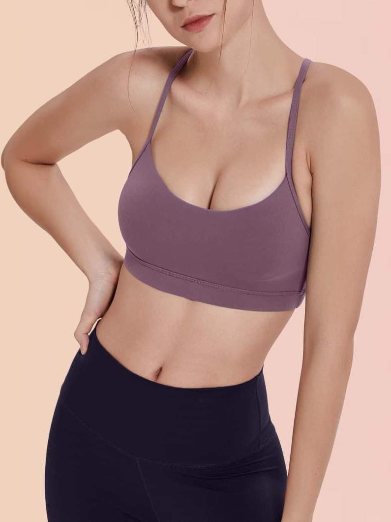 Strappy Back Sports Bra - LuckyFash™