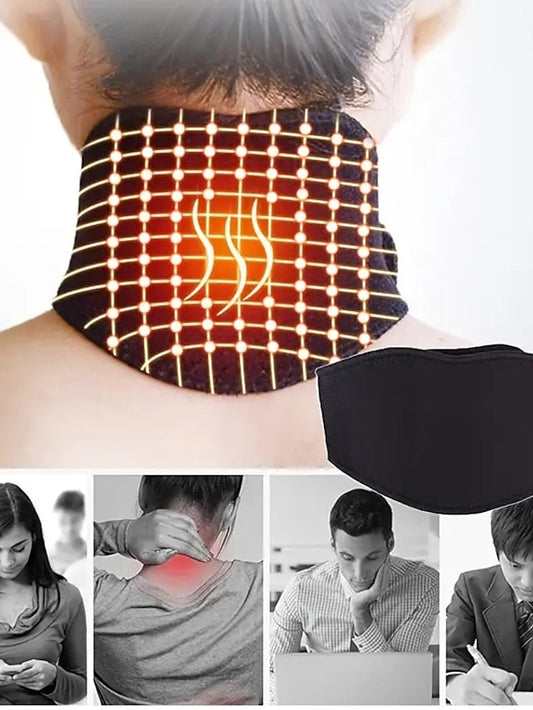 1 Pc Neck Heating Pad, Self Heating Neck Protection Massager Can Heat And Wrap The Neck, Relieve Neck Pain, Multi-Functional Heating Brace For Office Travel Home