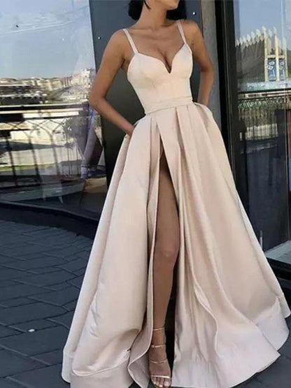 Tube Top Was Thin And Simple Banquet Dress - LuckyFash™