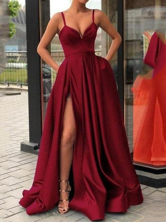 Tube Top Was Thin And Simple Banquet Dress for Women