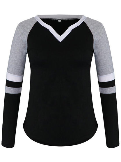 Women Winter V Neck Long Sleeve Shirt - LuckyFash™