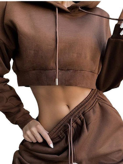 Women Casual Fleece Two-piece Sports Suit - LuckyFash™