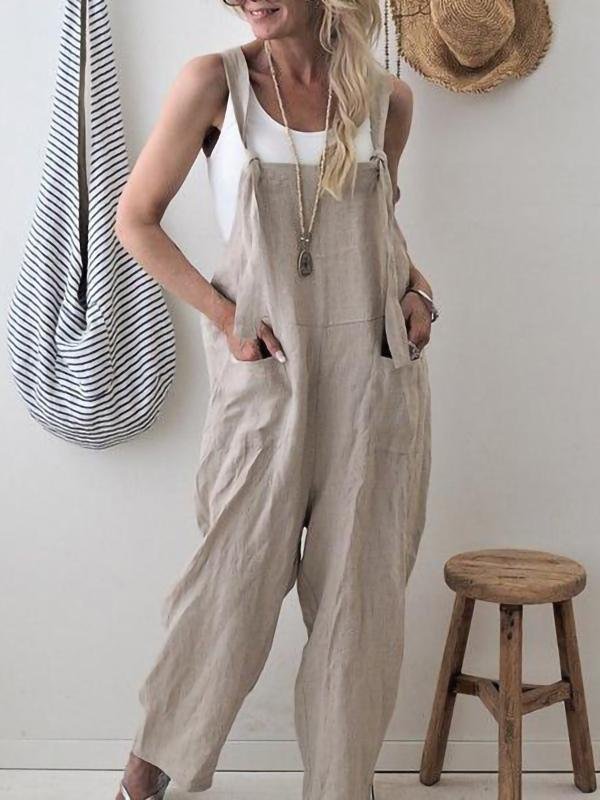 Women Casual Overalls Wide Leg Jumpsuit - LuckyFash™