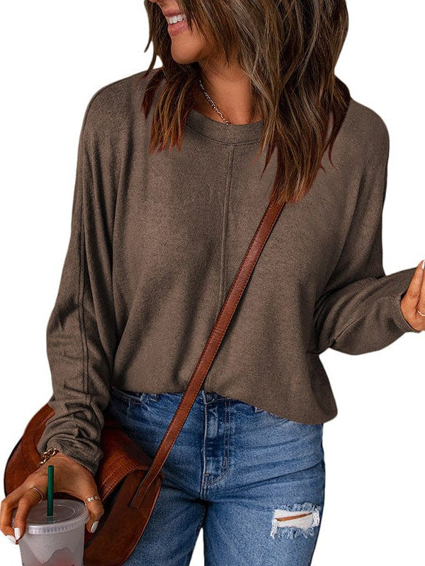 Women's Loose Patchwork Pullover Sweatshirt