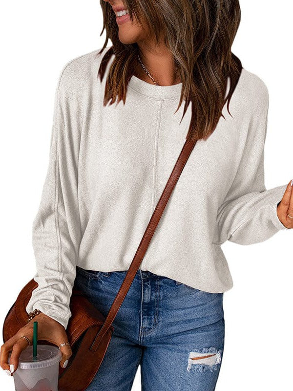 Women's Loose Patchwork Pullover Sweatshirt