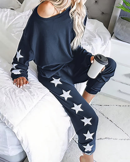 Sets - Women's Two-Piece Sets loose long sleeved casual Matching Two-Piece Sets - MsDressly