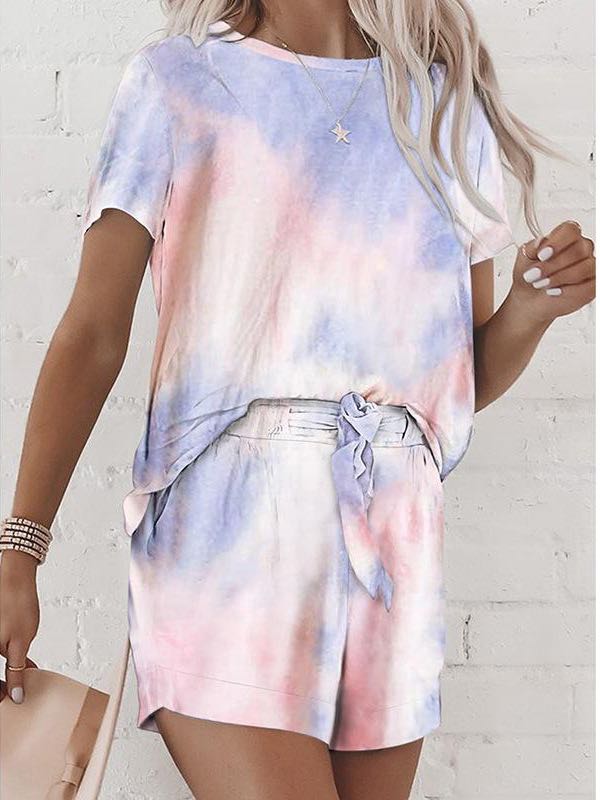 Women Tie-Dye Printed  Pajamas - LuckyFash™