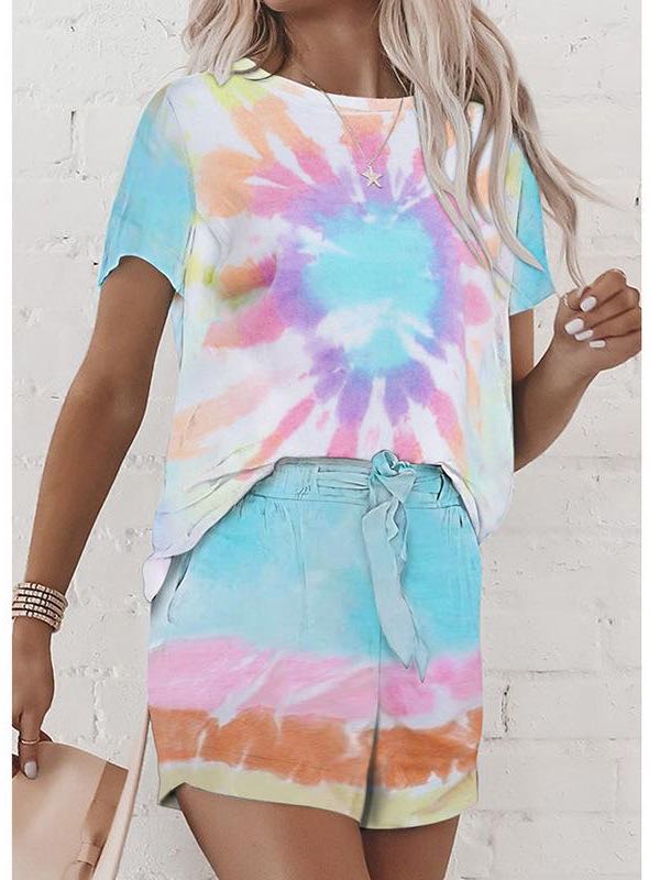 Women Tie-Dye Printed  Pajamas - LuckyFash™