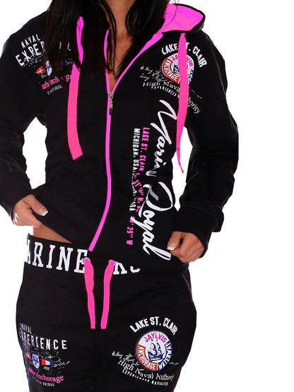 2 Piece Full Zip Tracksuit Casual for Women