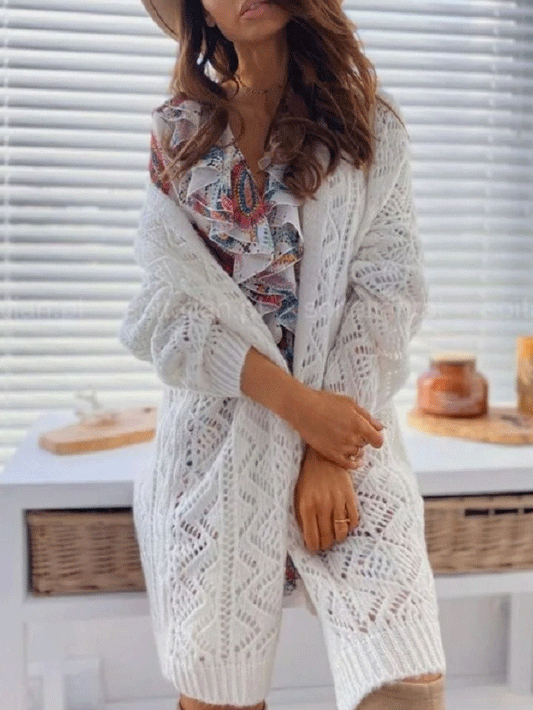 Cardigan Fashion Hollow Knitted Sweater Cardigan for Women