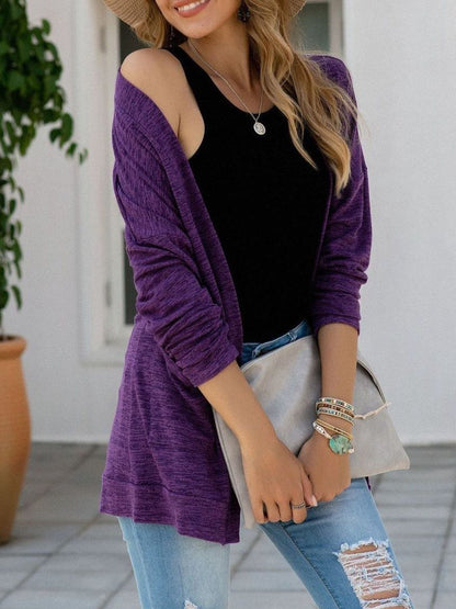 Women's Casual Pure Color Cardigan Sweater - LuckyFash™