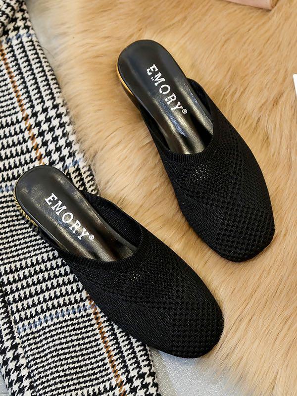 Women's Out Wear Flat Squre-Tipped Slipper - LuckyFash™