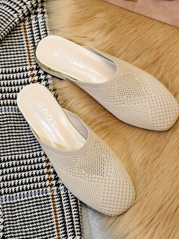 Women's Out Wear Flat Squre-Tipped Slipper - LuckyFash™