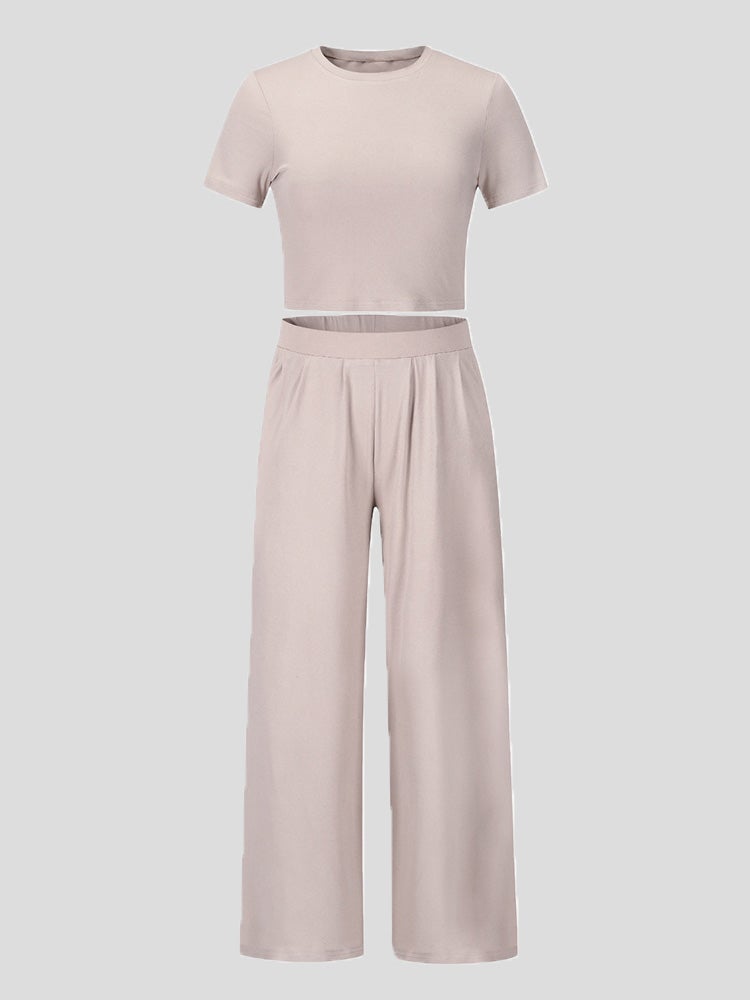 Women's Sets Short Sleeve Trousers Casual Two-Piece Suit - LuckyFash™