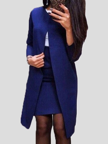 Women's Sets Solid Coat Skirt Professional Two-Piece Suit - LuckyFash™